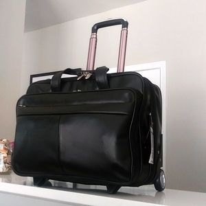 McKlein, L Series, Bowery, Top Grain Cowhide Leather, 15" Leather Wheele…